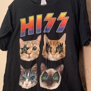 Port and Company Black Cat Graphic Tee